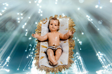 Gesù con luci bianche