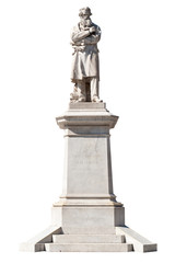 Obraz premium Niccolo Tommaseo statue. Venice, Italy.
