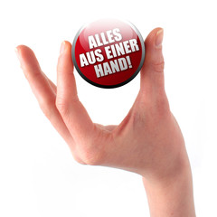 Alles aus einer Hand! Button, Icon