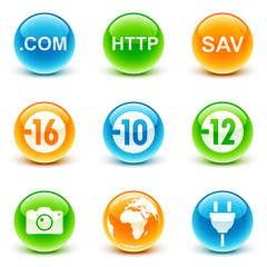 ic&ocirc;ne bouton internet