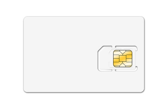 Simkarte mit Microsim