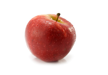 red apple is isolated