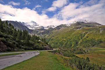 Fototapeta na wymiar Splügenpass, Szwajcaria