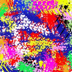 Abstract splattered colorful background