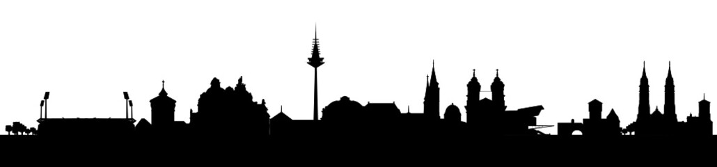 Skyline Nürnberg © SimpLine