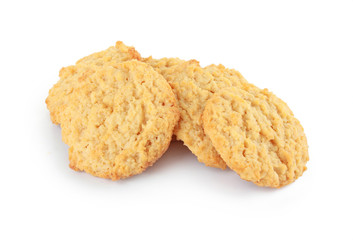 Stack of cookies close up