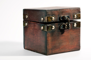 Closed gift box or Treasure Chest or Jewel Box.