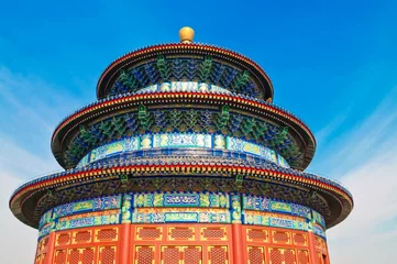 Deurstickers Temple of Heaven in Beijin © rigamondis