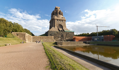 Fototapeta na wymiar Völkerschlachtdenkmal w Lipsku
