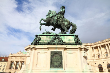 Obraz premium Prince Eugene of Savoy in Vienna