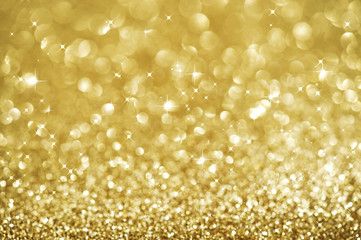 Christmas Glittering background. Holiday Gold abstract texture