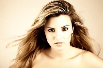 Naklejka premium Beautiful woman