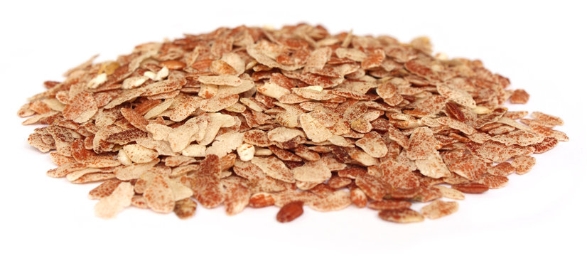 Flattened rice known as chira of South East Asia