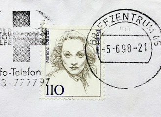 Marlene Dietrich Stamp