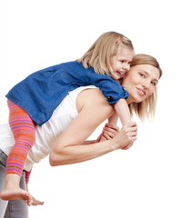 mother and daughter