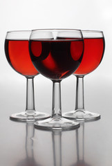 Wine of glasses