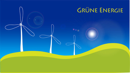 Grüne Energie Green Eco Energy Power renewable concept