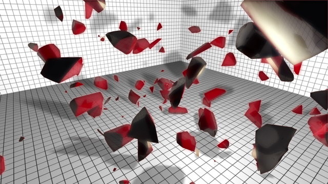 Kopf - explodierend mit Maske