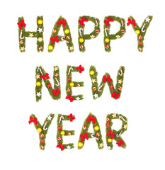 New Year's Eve greeting.