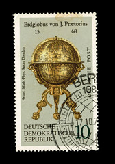 Germany shows Erdglobus von J Pretorius, circa 1972