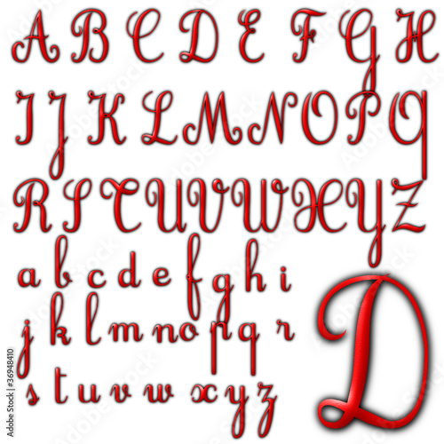 Printables Cursive Abc abc letters in cursive scalien template