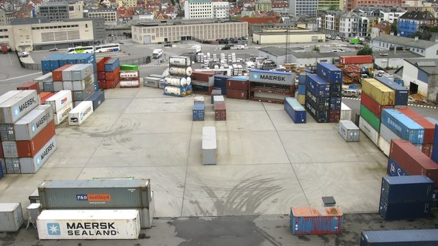 Norwegian port, time lapse