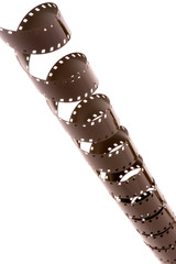 negative on white background