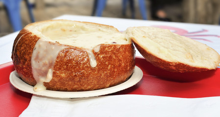 San Francisco clam chowder