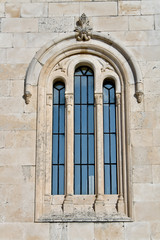 Window on mediterranean church