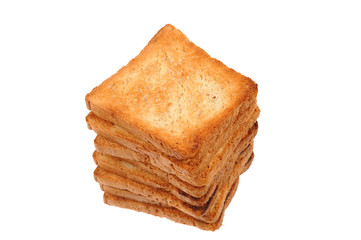 pile of toast bread