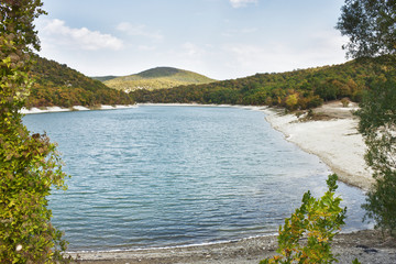 Fototapeta premium Picturesque Lake Sukko in southern Russia