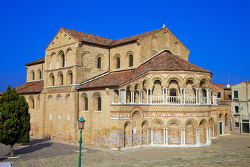 italie, venise : murano, église ss maria donato