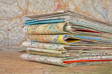 various travel maps
