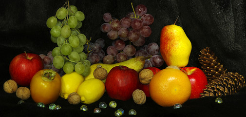 still life of fruit