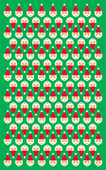 estampado santa claus_verde