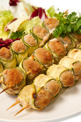 involtini di carne e zucchine