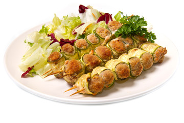 involtini di carne e zucchine