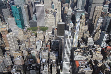 Blick vom Empire State Building auf Midtown Manhattan
