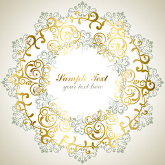 Abstract luxury frame