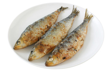 fried sardines