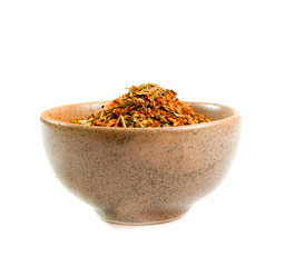 spices in a ceramic bowl
