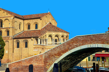 italie; venise; : murano : église ss maria donato