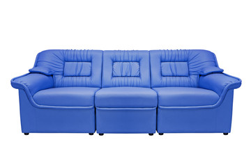 Blue modern sofa