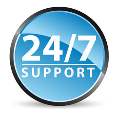 support icon 24/7 all time service