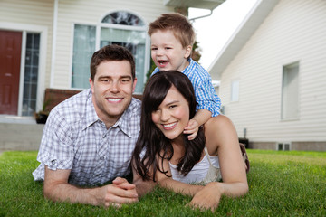 Portrait of Cheerful Family