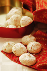 Christmas coconut cookies
