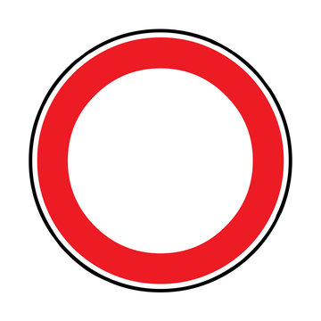 Verkehrsschild - 250 Verbot f&uuml;r Fahrzeuge