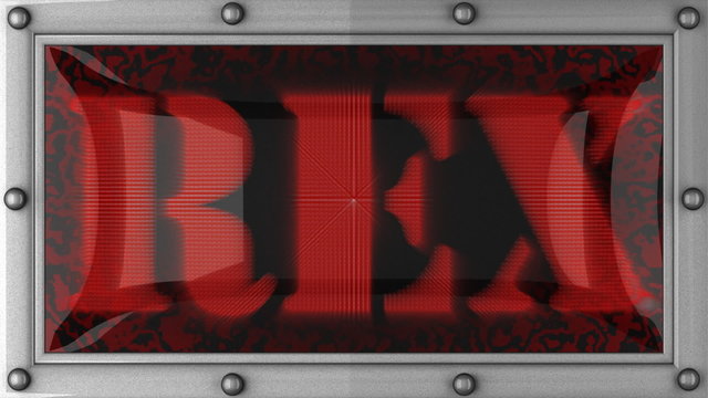 loop word on LED