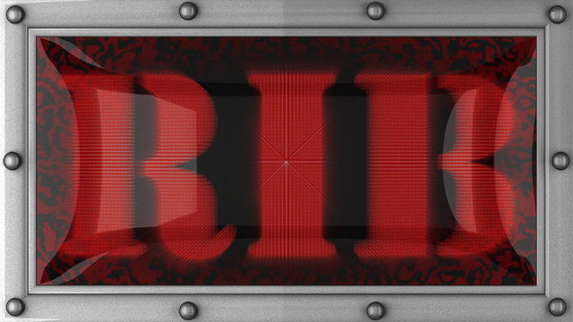 loop word on LED