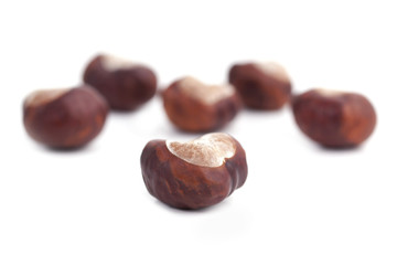 One chestnut brown mellow compared to other
